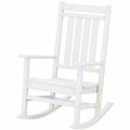 Polywood R199WH Estate White Rocking Chair 633R199WH